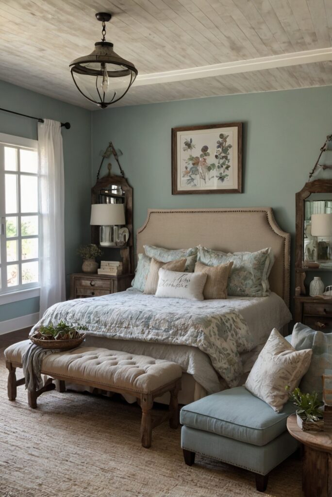 rustic paint colors, bedroom design, interior design, rustic decor, bedroom decor, rustic retreat, rustic bedroom