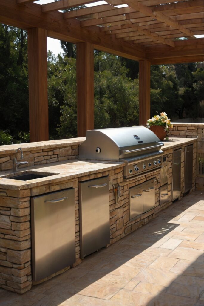 outdoor kitchen appliances, poolside grill, outdoor refrigerator, poolside bar, outdoor sink, poolside cooktop, outdoor kitchen cabinets home decorating, home interior, home interior design, space planning, interior design space planning, interior bedroom design, kitchen designs