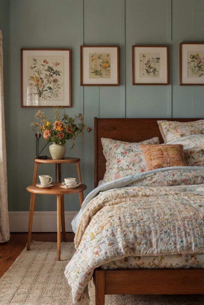 English cottage bedroom, English cottage decor, cozy bedroom decor, interior design bedroom, bedroom paint colors, bedroom decor ideas, cottage style bedroom