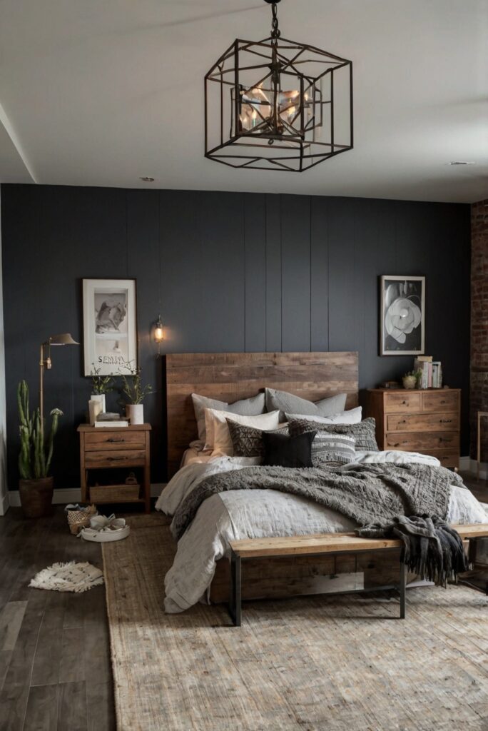 industrial bedroom decor, industrial bedroom furniture, industrial bedroom lighting, industrial bedroom design, modern industrial bedroom, vintage industrial bedroom, rustic industrial bedroom