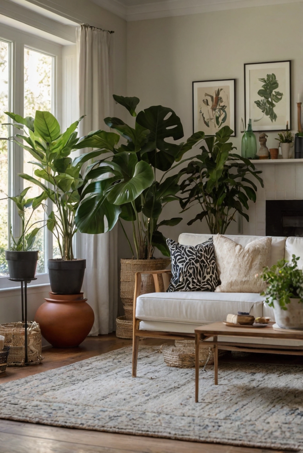 What Are the Best Ways to Decorate a Living Room with Plants? - Chic ...