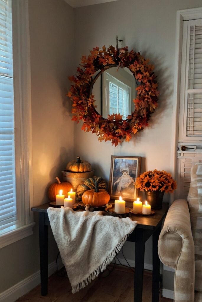 Fall home decor,Fall interior design,Fall decoration trends,Fall living room decor,Fall apartment makeover