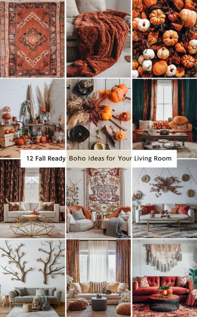 Boho decor, Bohemian living room, Boho chic, Rustic home decor, Eclectic design