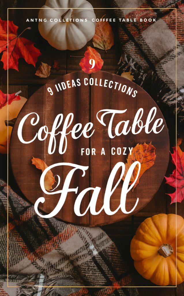 Fall coffee table decor, Thanksgiving centerpiece, Autumn home decorations, Seasonal table setting, Elegant fall decor